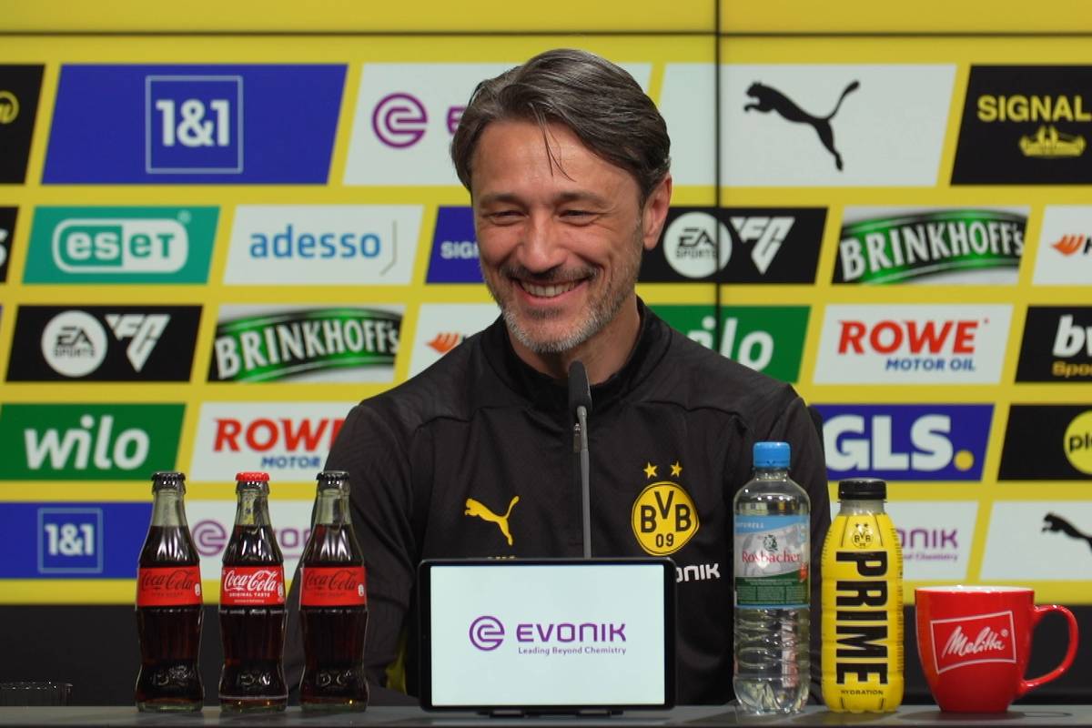 BVB-Trainer Niko Kovac kam bei dieser Frage nach Niklas Süle vor der Partie gegen den VfL Wolfsburg ins Schmunzeln.