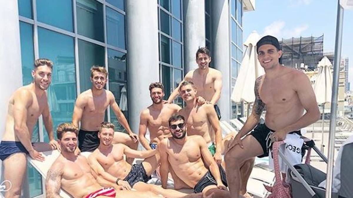 Ex-BVB-Verteidiger Marc Bartra genießt den "Männerurlaub" mit ein paar Kumpels in Tel Aviv