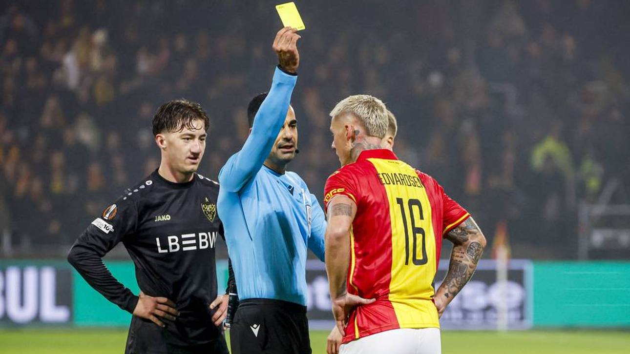 Angelo Stiller und Victor Edvardsen gerieten aneinander