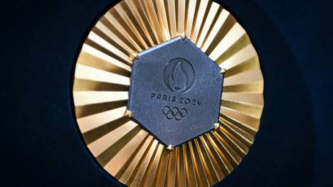 Die Goldmedaille für die Olympischen Spiele in Paris