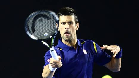 Novak Djokovic schlug den Franzosen Quentin Halys in drei Sätzen