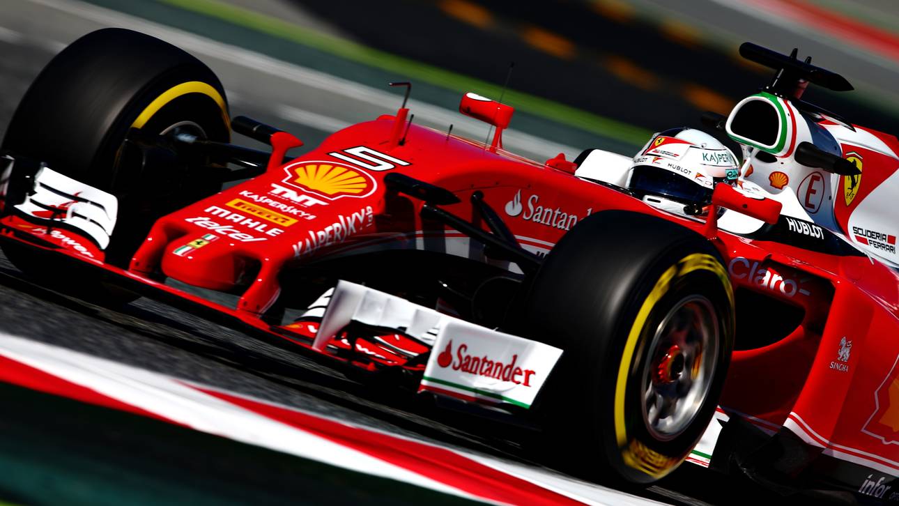 Ferrari dominiert Training in Spanien