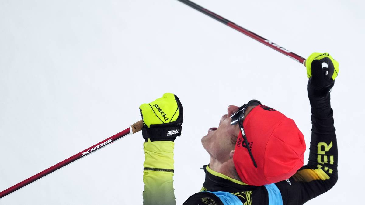 Vinzenz Geiger holte bei Olympia Gold in der Nordischen Kombination