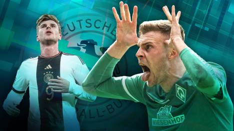 Julian Nagelsmann hat Marvin Ducksch erstmals für die DFB-Auswahl nominiert. Dagegen scheint Timo Werner auf dem Abstellgleis zu stehen.