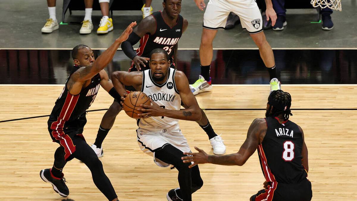 Kevin Durant fühlt sich bei den Nets pudelwohl