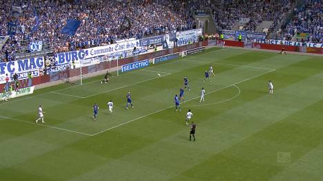 Das gibt's doch gar nicht! Gleich viermal geht Bundesliga-Absteiger Hertha BSC beim 1. FC Magdeburg in Führung, viermal schlagen die Hausherren zurück - um dann per Traumtor endgültig für Ekstase zu sorgen.