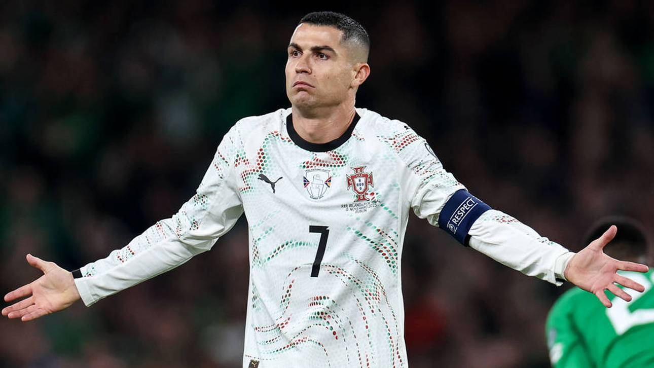 Cristiano Ronaldo flog erstmals bei Portugal vom Platz
