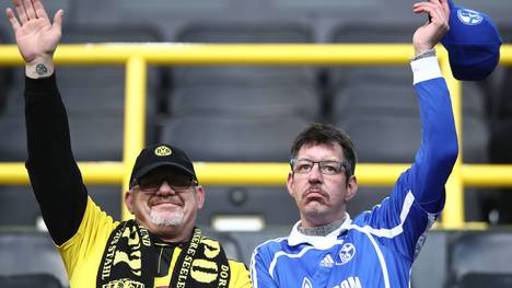 Auf das Revierderby sind die Fans von Borussia Dortmund und dem FC Schalke bekanntlich besonders heiß. Vor dem Duell zum Re-Start der Bundesliga am Samstag sieht das allerdings ganz anders aus.