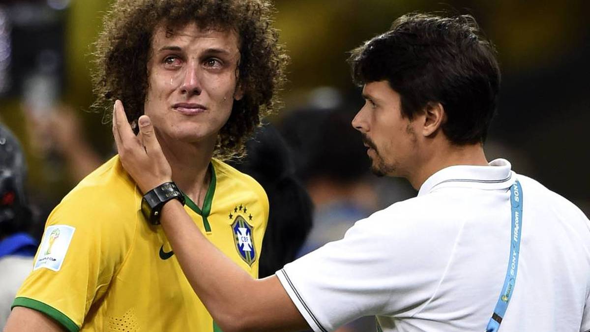 Nicht nur Brasilien-Star David Luiz vergoss nach der 1:7-Klatsche gegen Deutschland bittere Tränen