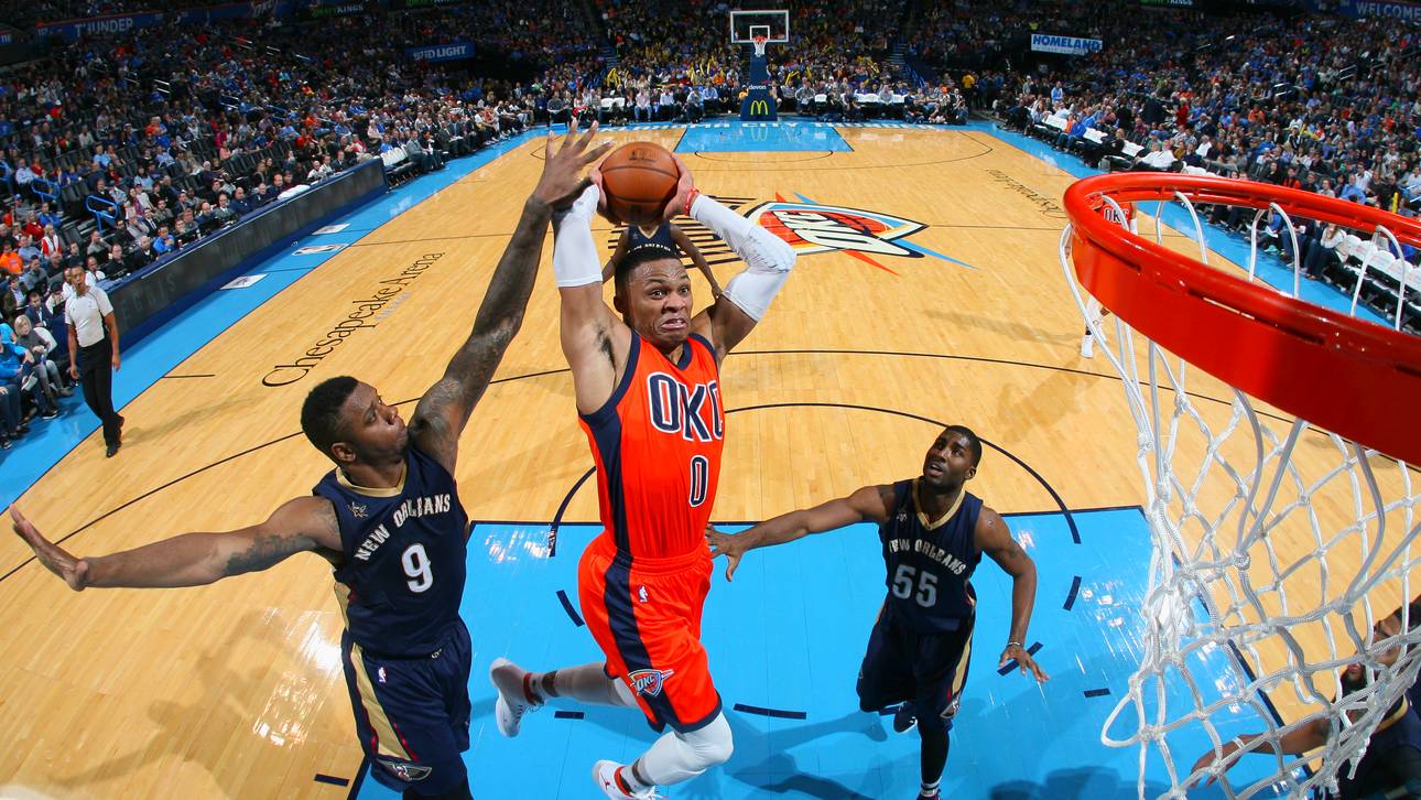 Westbrook gewinnt Gigantenduell