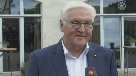 Bundespräsident Frank-Walter Steinmeier besucht am Mittwoch die deutsche Nationalmannschaft im Trainingslager. Vor der Heim-EM 