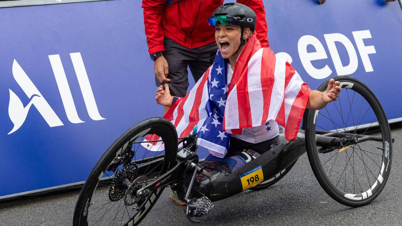 Oksana Masters war auch im Radsport bei den Paralympics 2024 in Paris erfolgreich