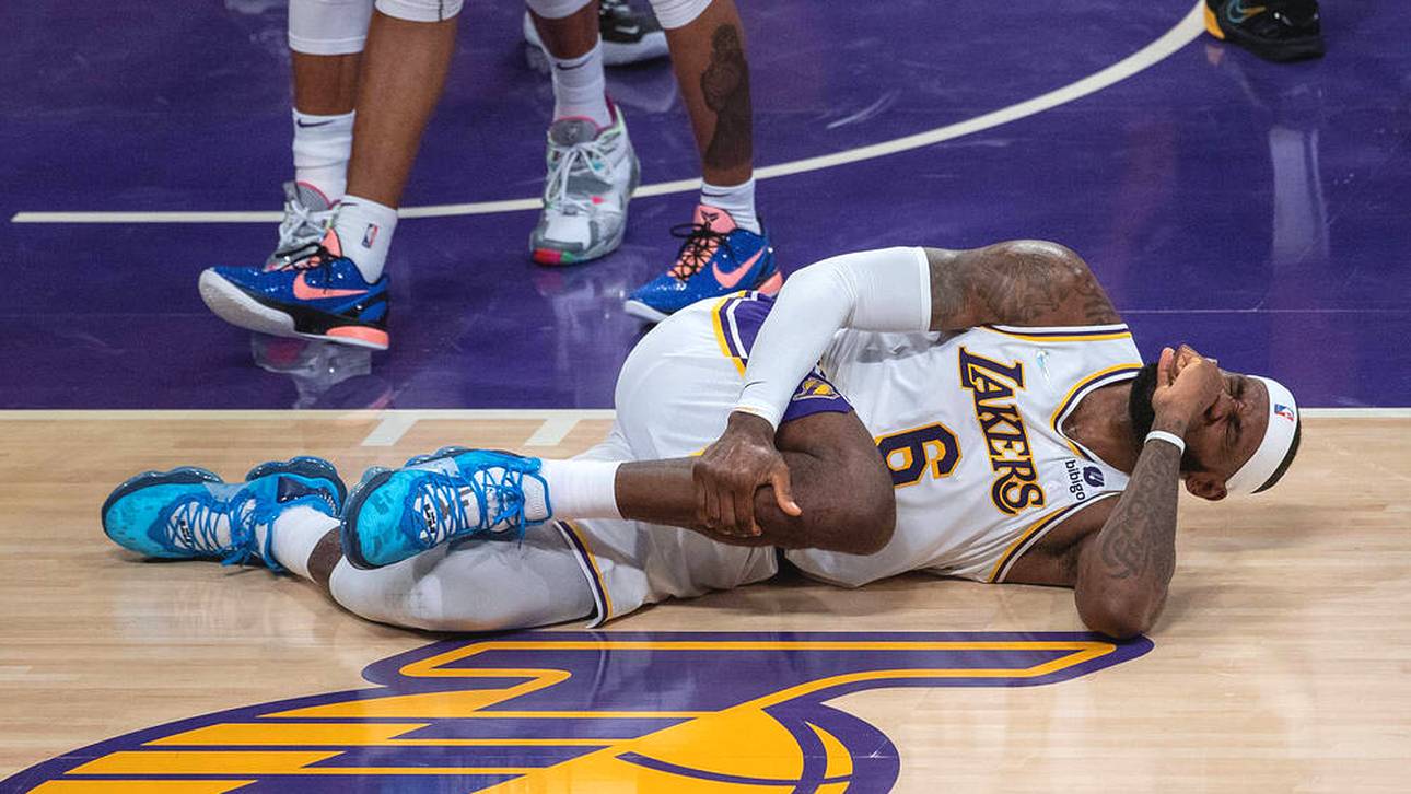 Verletzungsschock für LeBron James