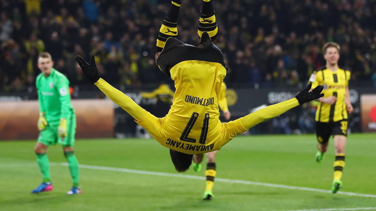 Neue Leucht-Frisur für Aubameyang