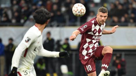 Lukas Podolski schoss Antalyaspor zum Sieg