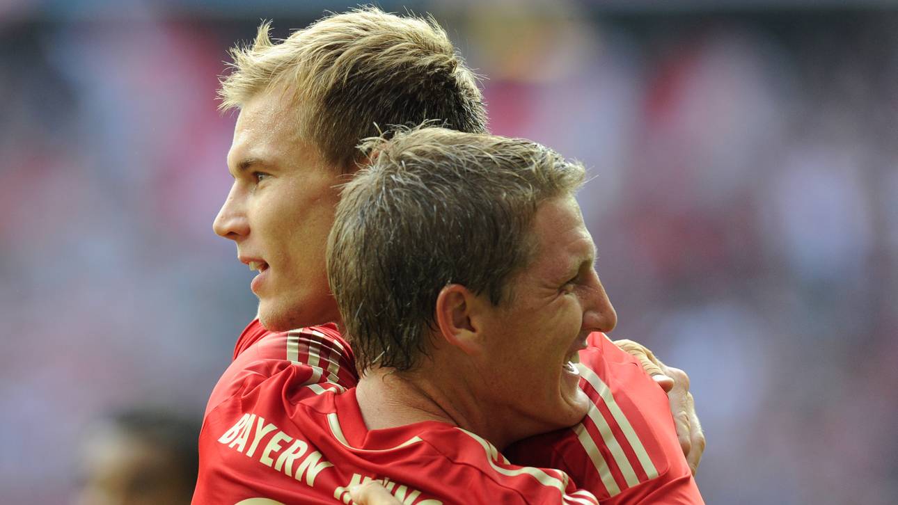 Schweinsteiger freut sich mit Badstuber