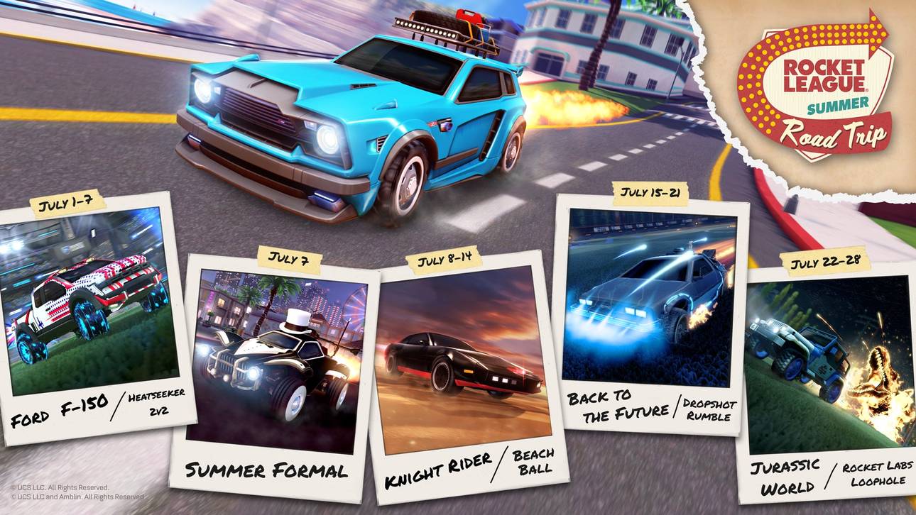 RL: Summer Roadtrip Skins