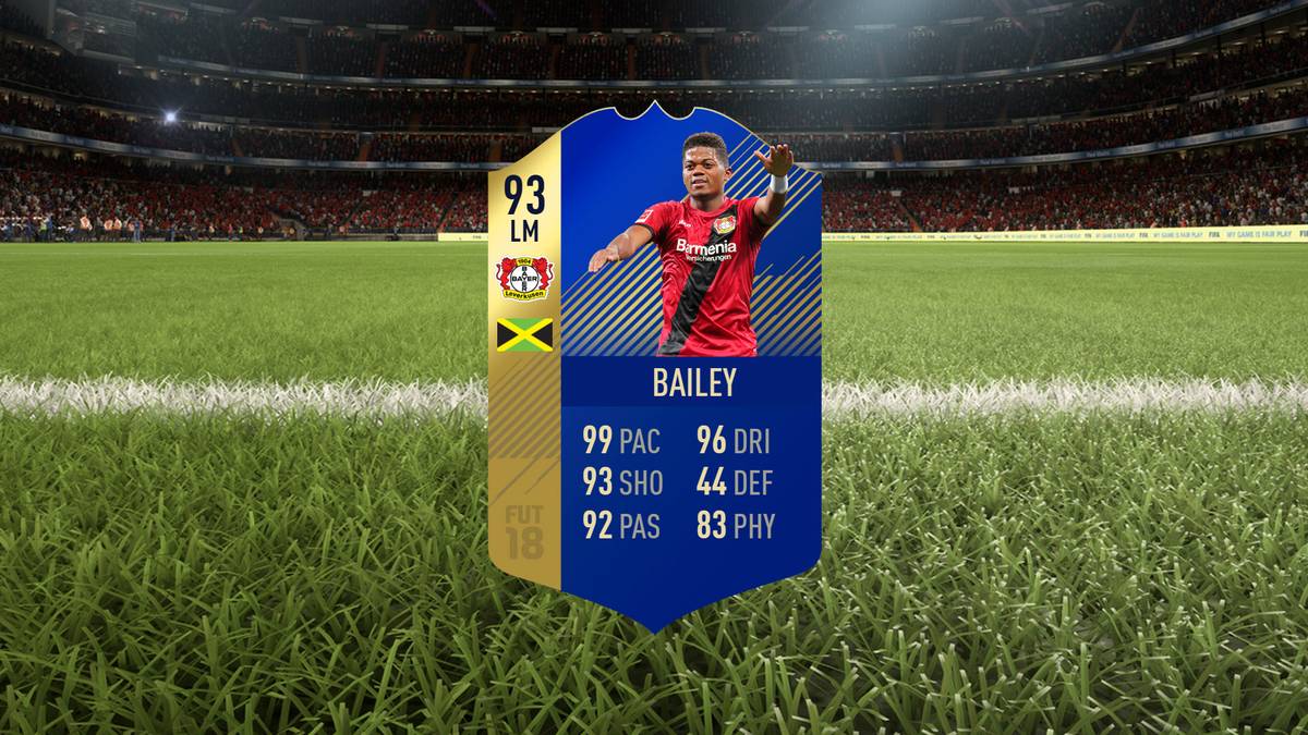 Leon Bailey 93 - Bayer 04 Leverkusen