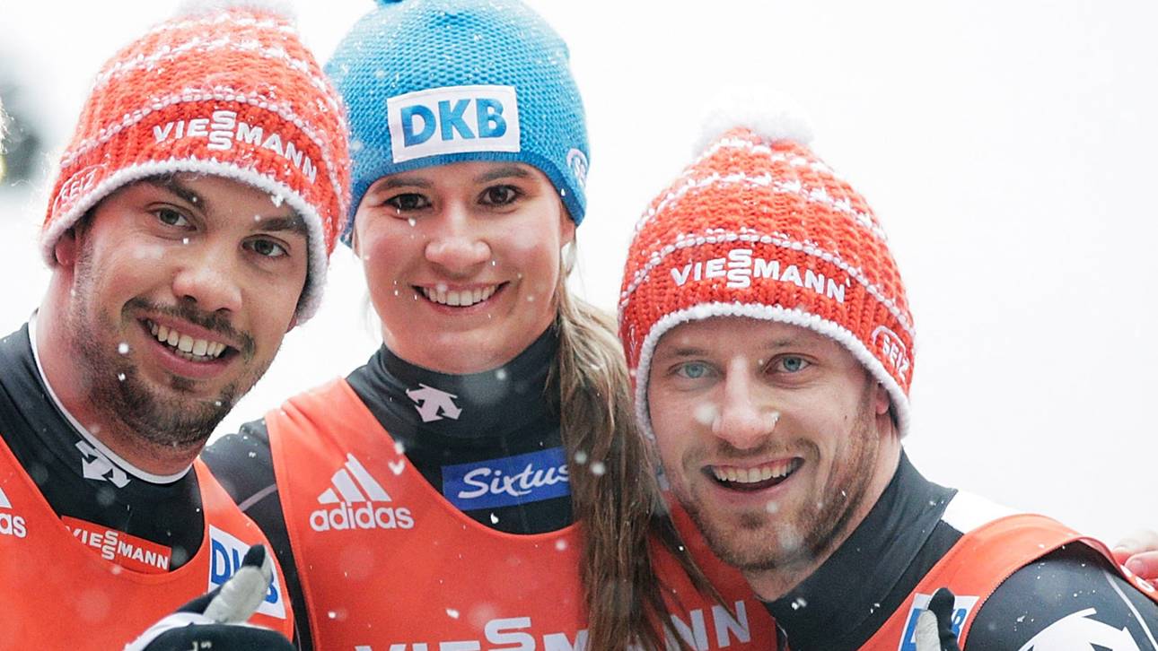 EM: Staffel-Gold für deutsche Rodler