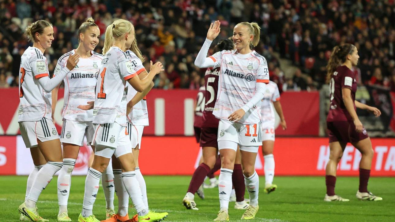 Bayern-Frauen fertigen Nürnberg ab