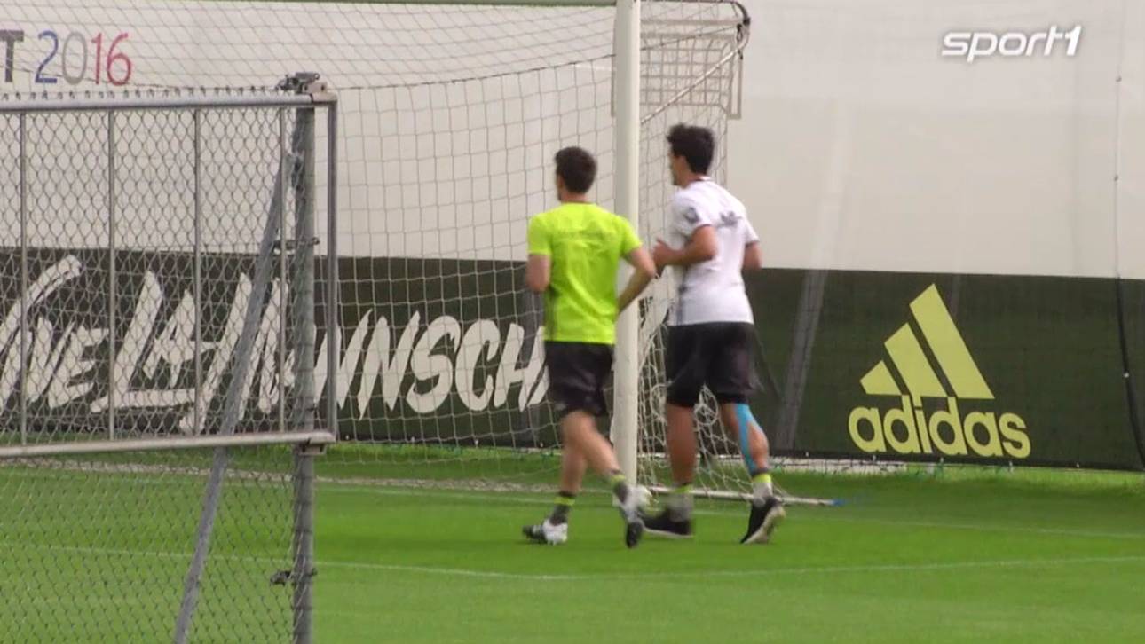 Hummels zurück im Lauftraining