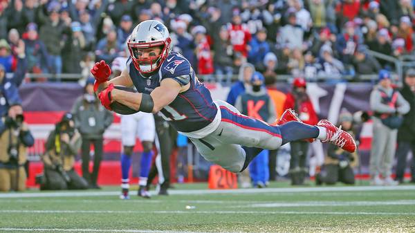 Julian Edelman kämpft mit den New England Patriots um die beste Ausgangslage für die Playoffs
