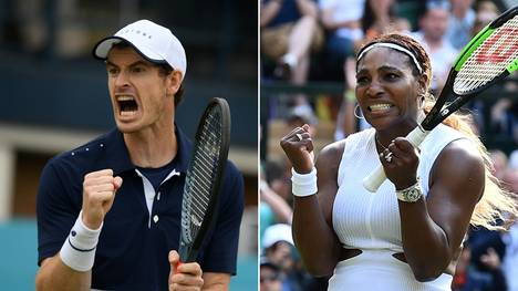 Wimbledon: Murray und Williams im Mixed von French-Open-Held Mies gefordert, Andy Murray und Serena Williams treten in Wimbledon zusammen im Mixed an