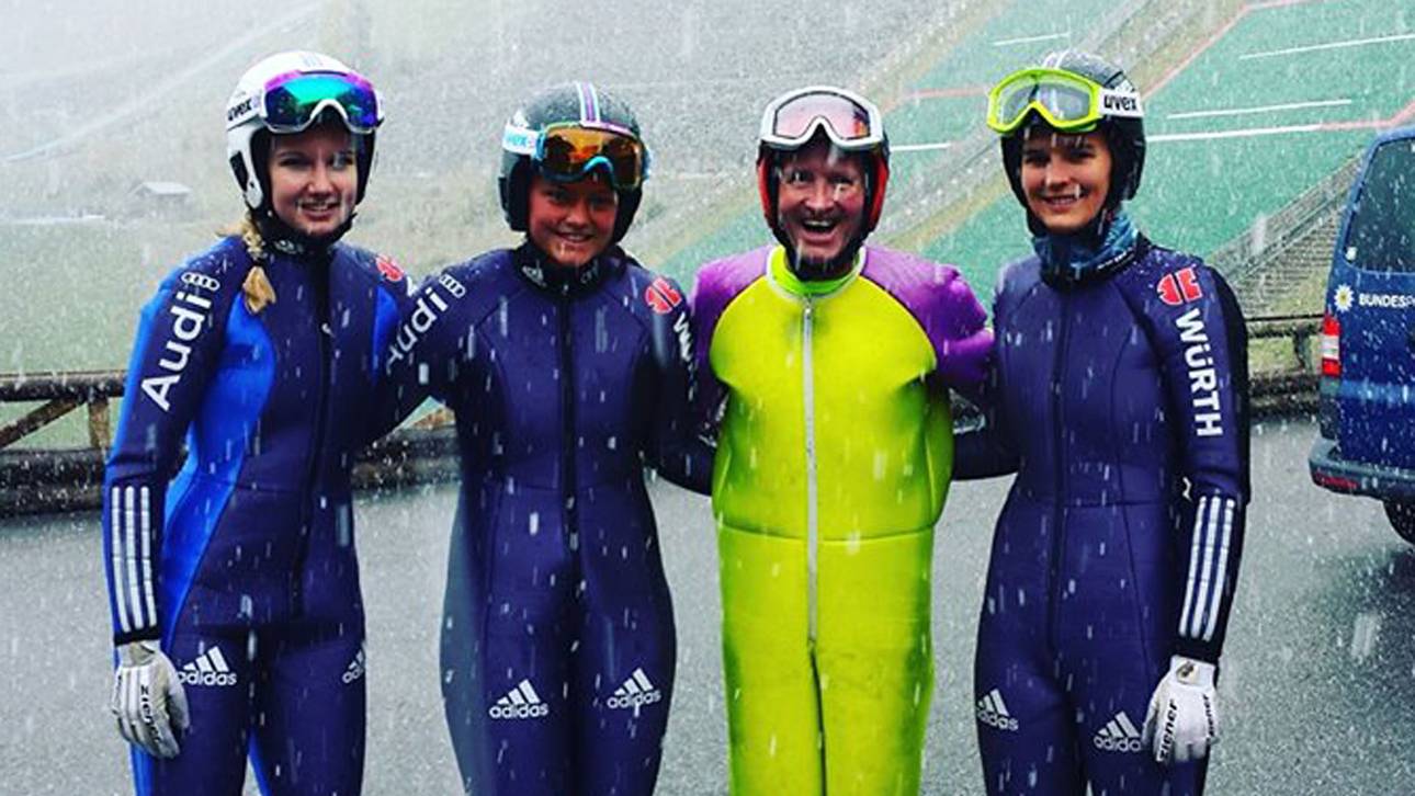 Vogt trainiert mit „Eddie the Eagle“