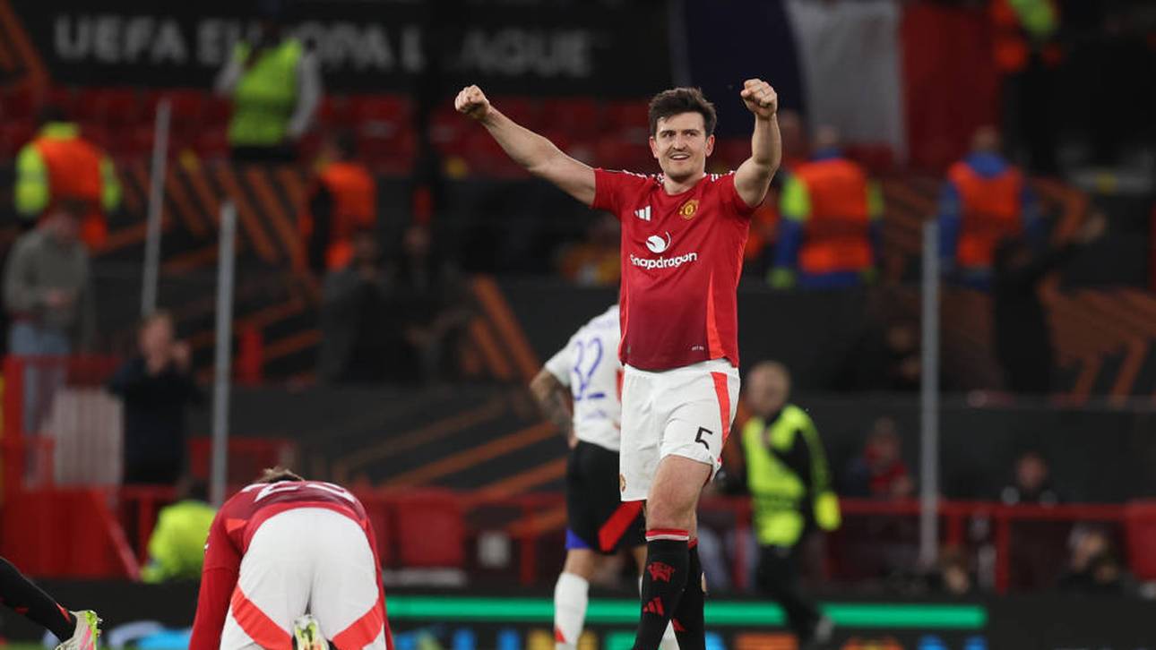 Harry Maguire trumpft in der Europa League zum wiederholten Mal auf