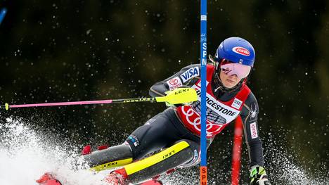 Mikaela Shiffrin aus den USA ist im Slalom eine Klasse für sich