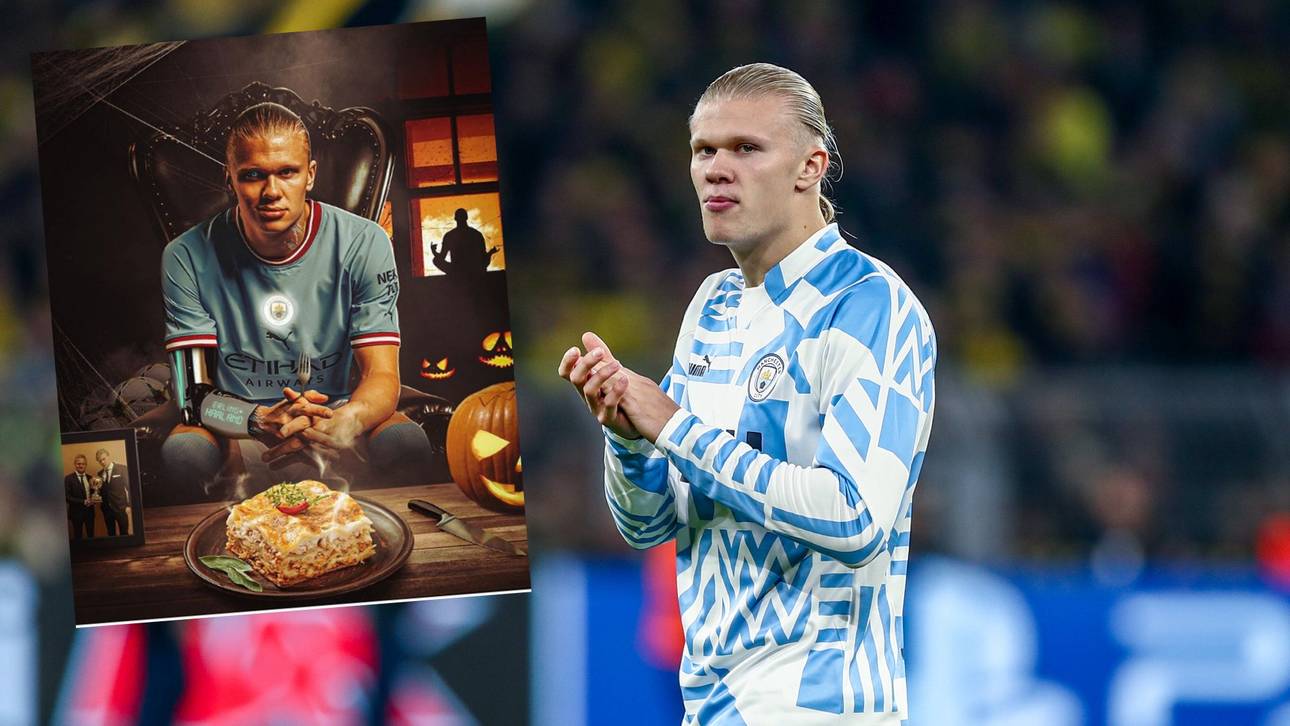 Haalands gruseliger Halloween-Gruß