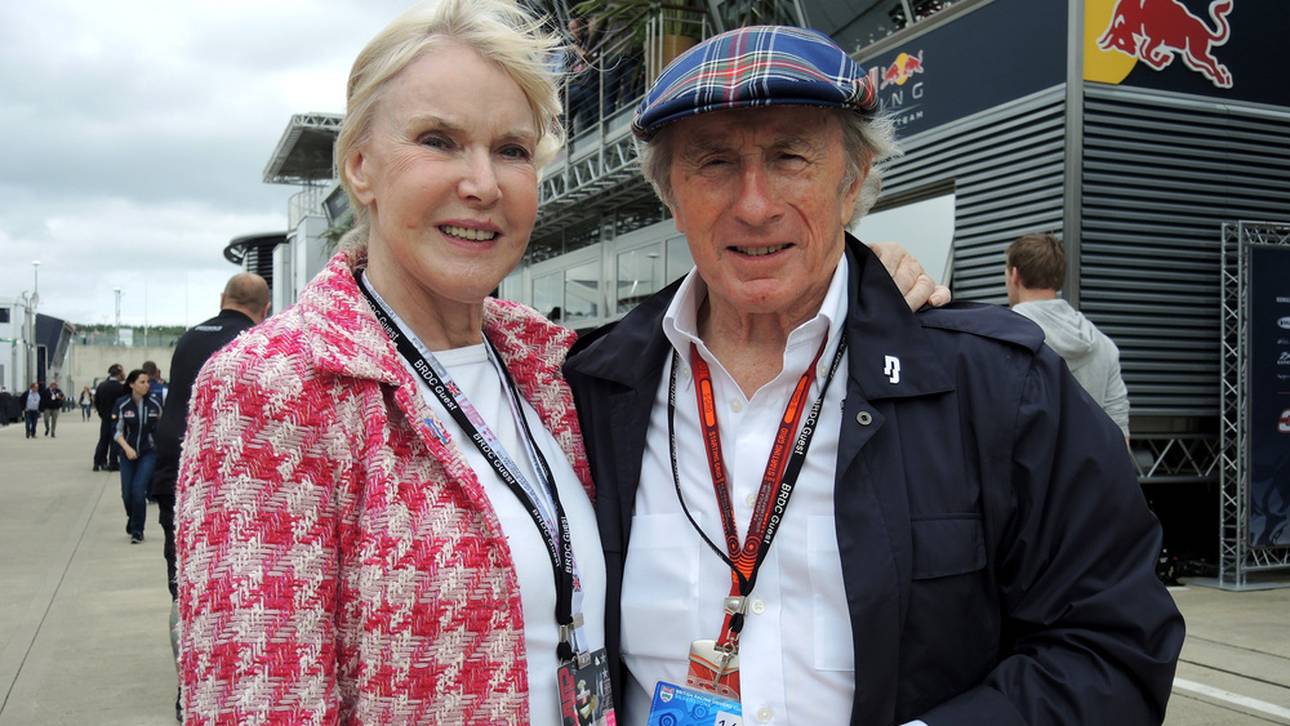 Jackie und Helen Stewart beim England-GP im Jahr 2016