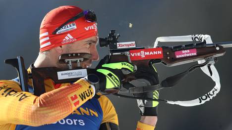 Arnd Peiffer versagten beim Biathlon-Einzel in Antholz am Schießstand die Nerven