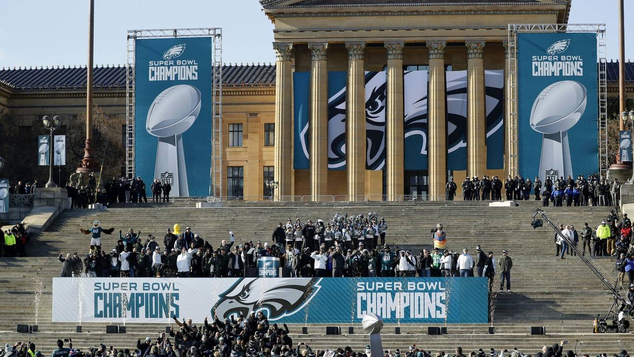 Dann steigt die Super-Bowl-Parade