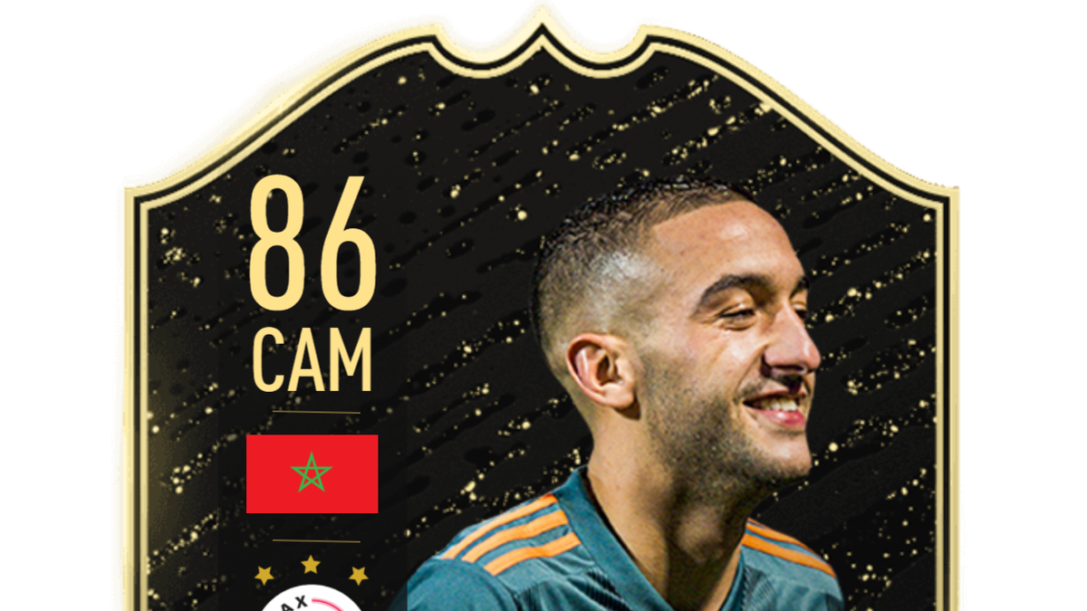 Hakim Ziyech (Ajax Amsterdam), Offensives Mittelfeld: 86 (+1)