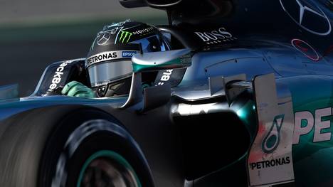 Nico Rosberg bei den Test der Formel 1 in Barcelona - Tag zwei