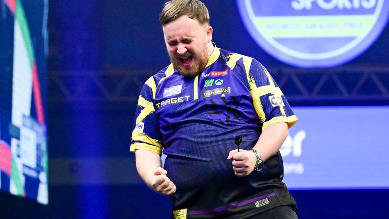 Luke Littler kann die Spitze der Weltrangliste übernehmen