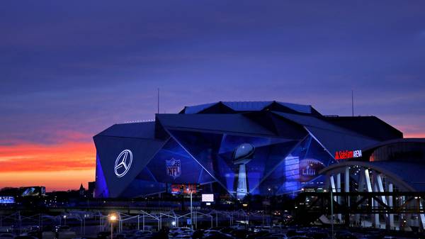 Der Super Bowl LIII steigt im Mercedes-Benz Stadium in Atlanta