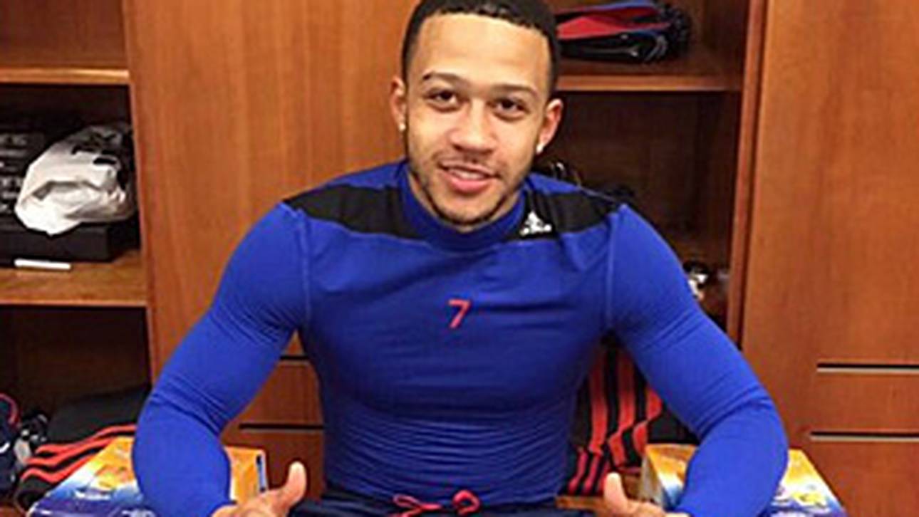 Süße Überraschung für Depay