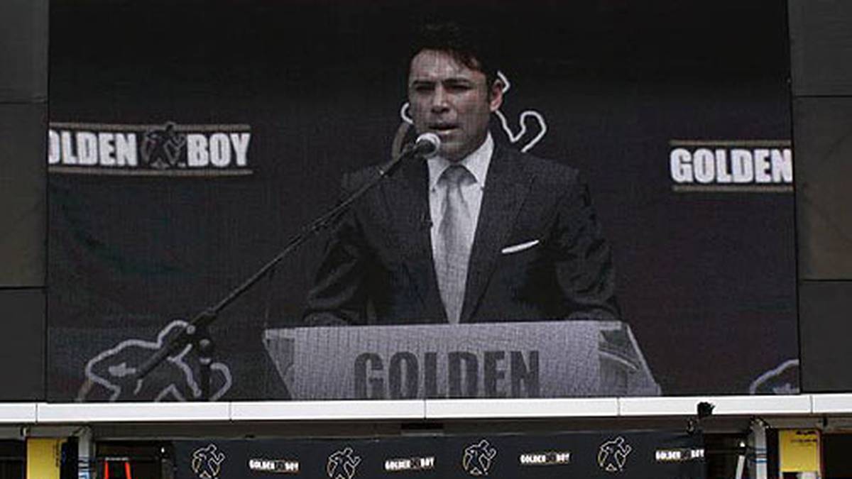 Am 14. April 2009 erklärte der "Golden Boy" vor dem Staples Center in Los Angeles seinen Rücktritt