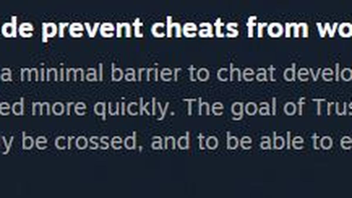Diese Antwort ist Teil des Steam-FAQs zum Trusted Mode 