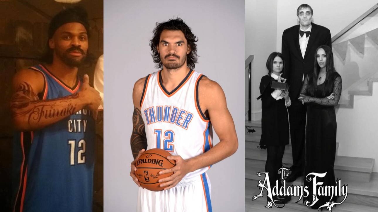 Russell Westbrook, Steven Adams und Dirk Nowitzki hatten Spaß bei Halloween-Feiern