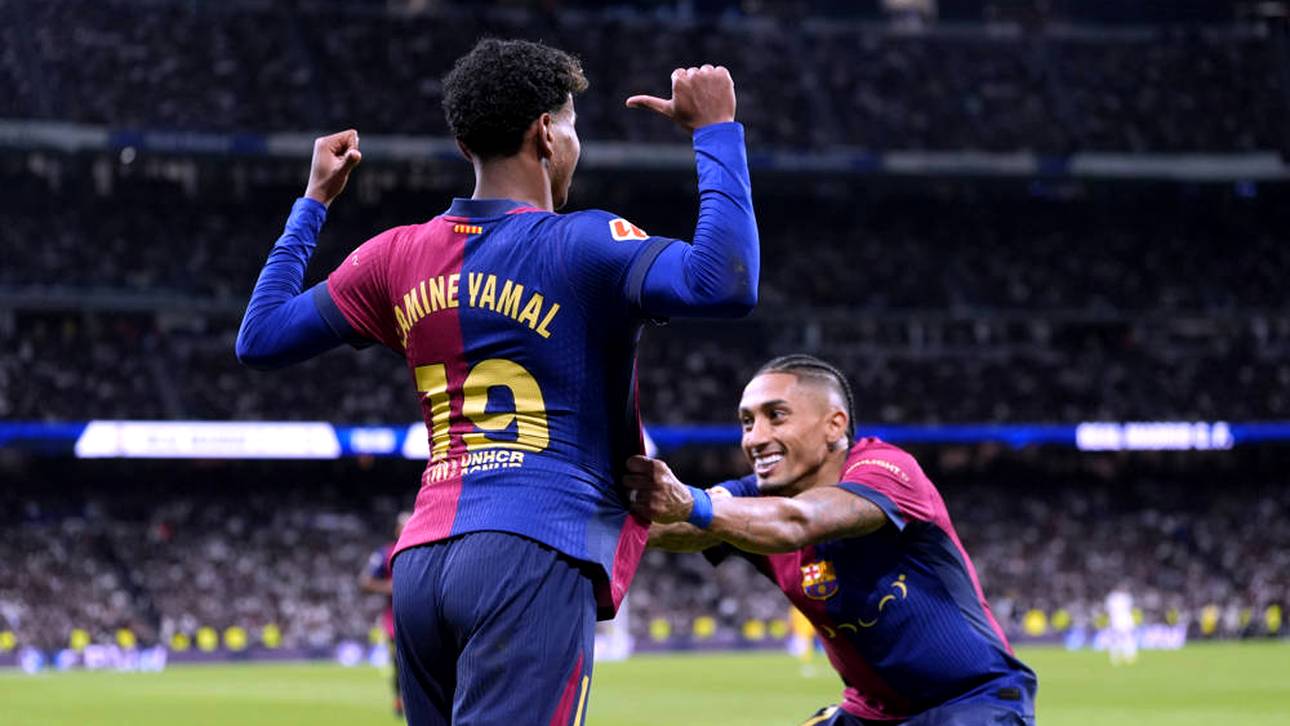 Lamine Yamal wird für sein Tor nicht nur gefeiert