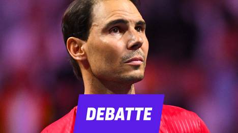 Mit einer emotionalen Zeremonie ist Rafael Nadal in den Tennis-Ruhestand verabschiedet worden. Auf dem Platz konnte er kaum etwas entgegensetzen.