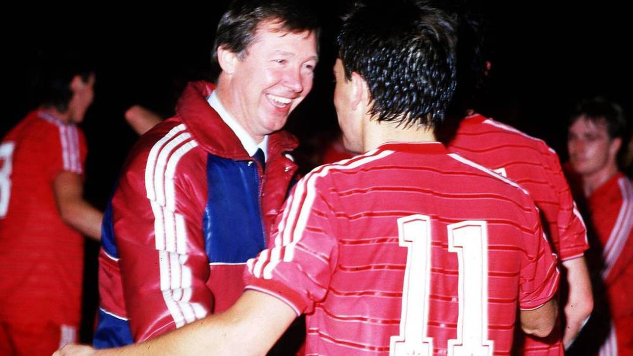 Mit Sir Alex Ferguson wurde Aberdeen 1985 schottischer Meister - zum bislang letzten Mal