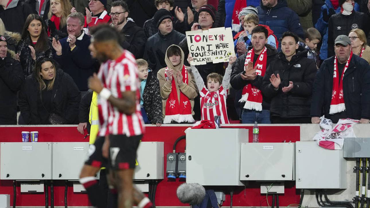 Ivan Toney ist bei den Brentford-Fans beliebt