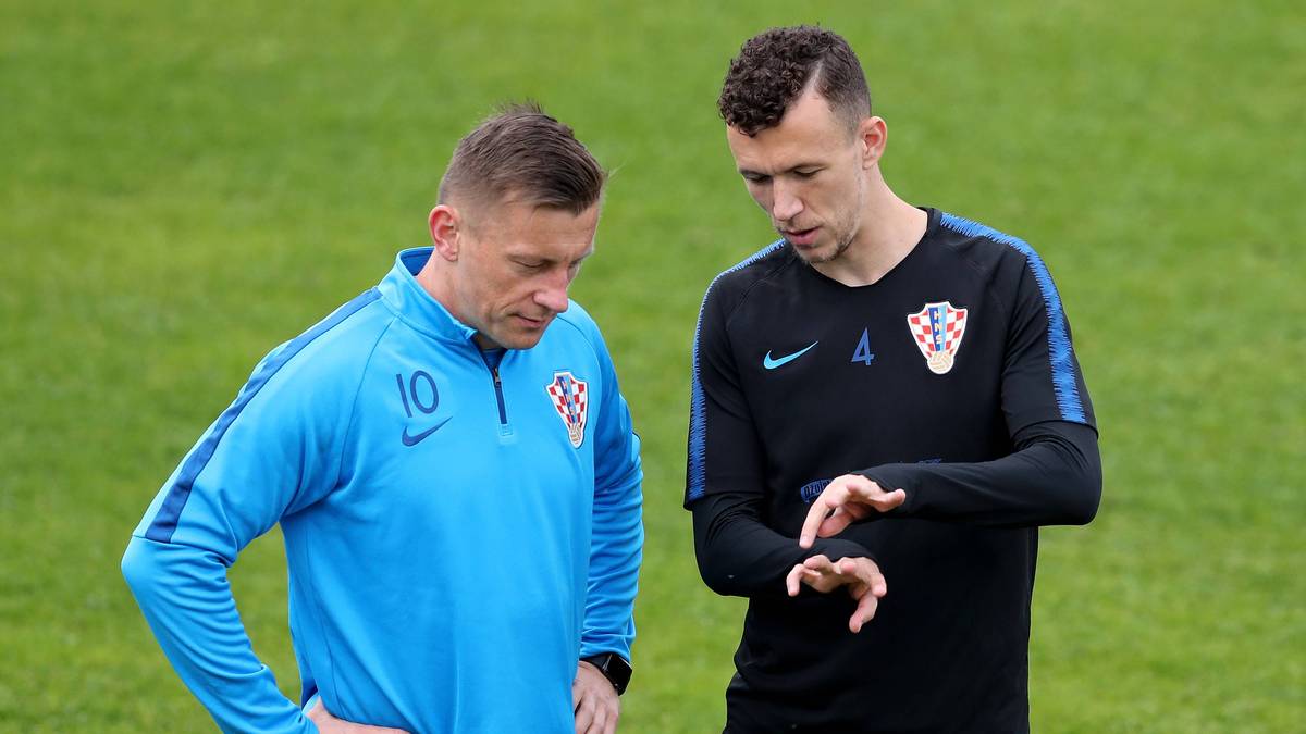 Ivica Olic (l.) und Ivan Perisic kennen sich aus der kroatischen Nationalmannschaft