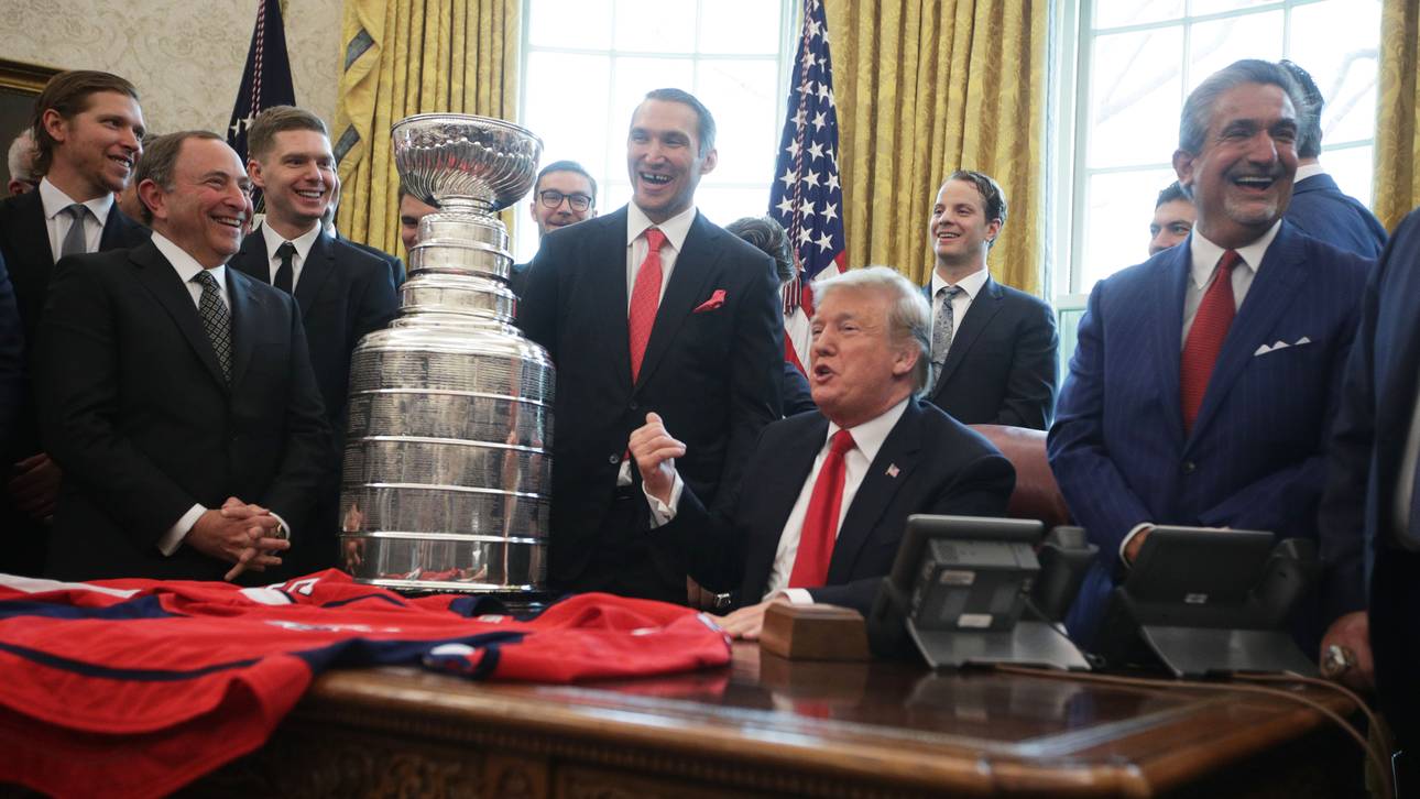 Trump-Besuch spaltet NHL-Champion