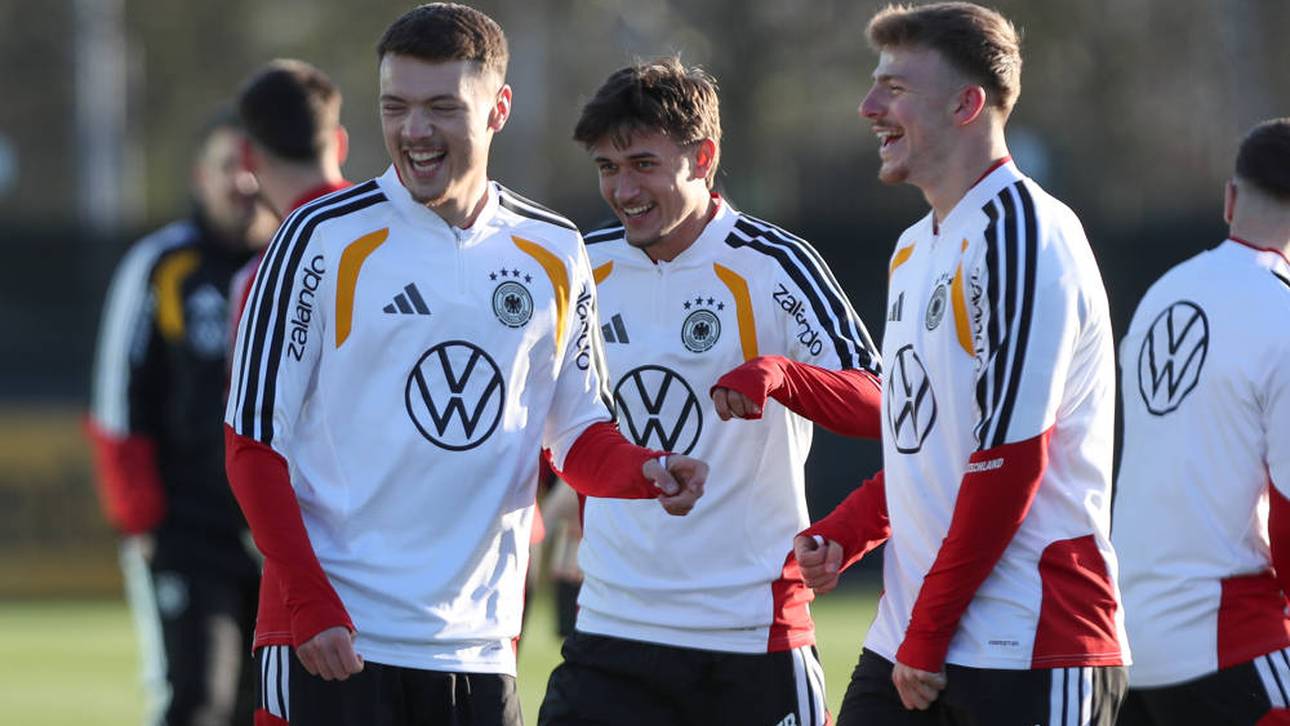 Die DFB-Youngster stehen unter Druck, sind aber dennoch bester Stimmung