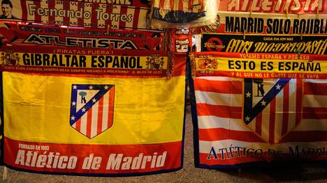 Flaggen von Atletico Madrid
